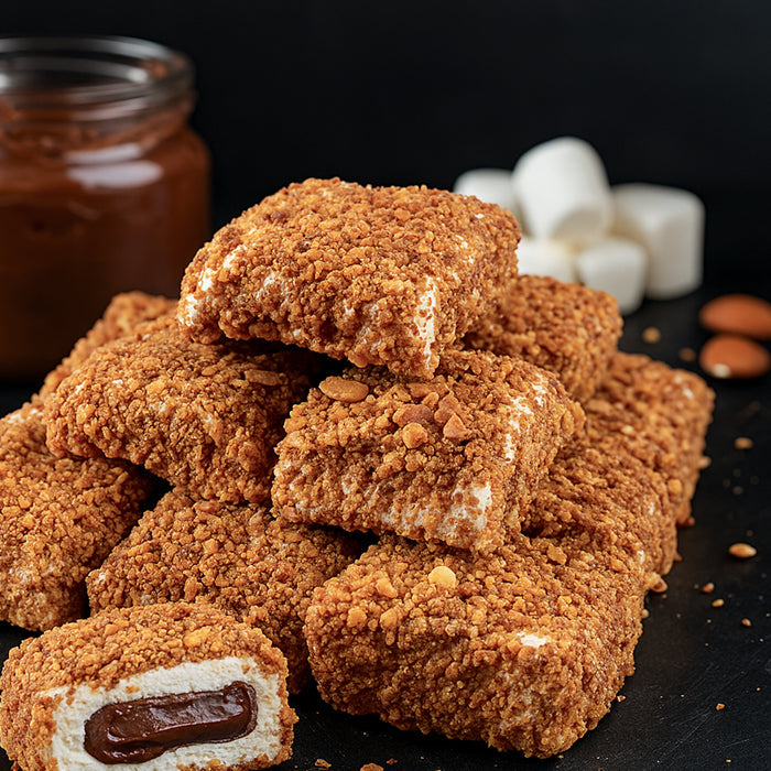 Лукума спилвентиньш ar mandelēm un "nutellu" 